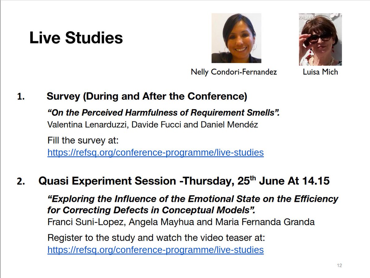 Nellycf7's tweet photo. Our two #live_studies have been already introduced in our @WC_REFSQ  plenary session! 
1) You can respond to the survey at: https://t.co/mNKQRdYgAA
2) And to join the online experiment, please register here: https://t.co/ygjrhVC2Ao 
  :-) https://t.co/5ZfvL33GUf