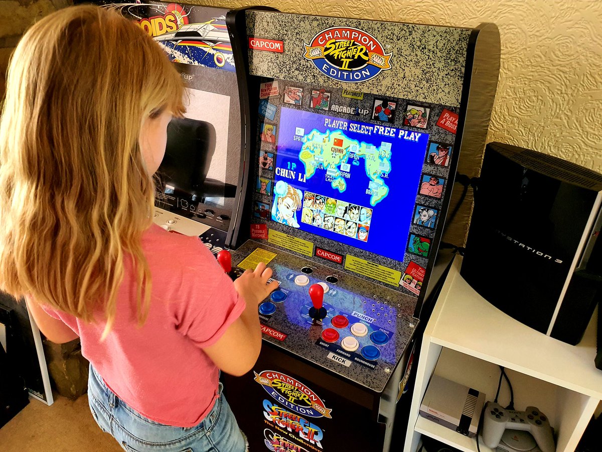 masonicgamer's tweet image. Think I&apos;ve finally got this #HomeLearningUK #homeschooling down, right?  @arcade_1up