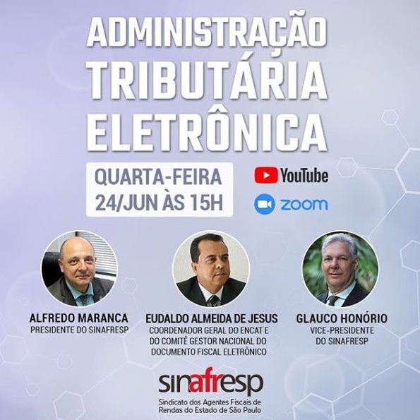encatbrasil's tweet photo. Administração Tributária Eletrônica.
Dia 24/06 as 15 horas no Canal do Youtube da AFRESP
https://t.co/CGDBReeZiH
#encat
#administraçãotributária
#icms https://t.co/n71zkWsL2b