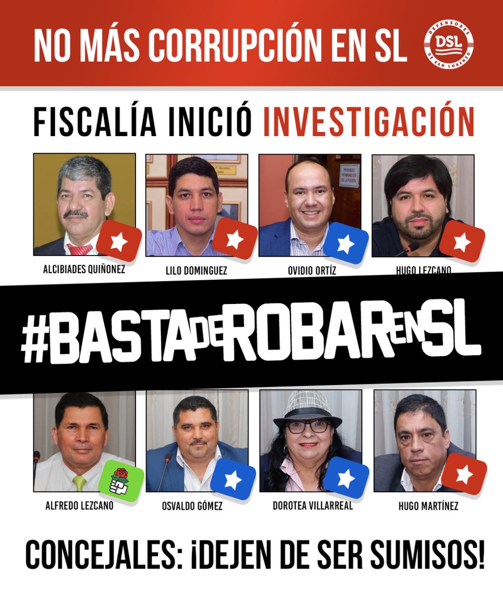 #BastaDeRobarEnSL
No más #ConcejalesSumisos que buscan blanquear al Intendente Quiñónez, la Fiscalía ya inició una investigación, Imputación YA! https://t.co/3NxZFTwZYb