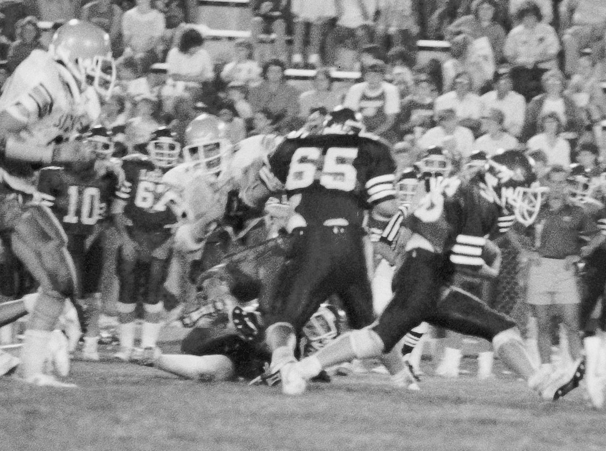 logan_football's tweet photo. 65 days...
Curtis Rose is widely considered to be the best lineman to ever wear the purple &amp; white. During his three year Varsity career his teams went 27-4 overall and were Logan’s first playoff qualifiers.

 #gochiefs #forthetribe #tipofthespear https://t.co/OgJ2WgkMcs