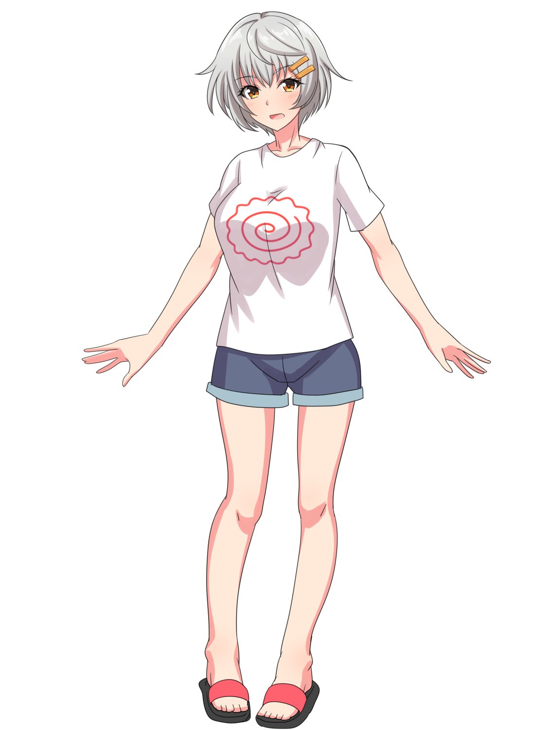 تويتر がるきち على تويتر 朝比奈いろは着せ替え立ち絵 みんなでいろはちゃんにおしゃれなお洋服を着せてあげよう 2枚目 使用例 ハチナイ T Co Ifre0tc5ch