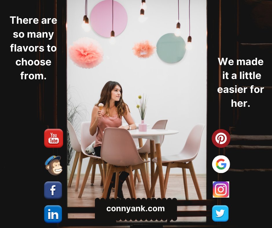 #She wants to explore - she wants to engage - she needs to feel like to she used to feel when she was with you. We can #help you reach out to her. #digitalmarketing from
connyank.com

#marketing #email #promotions #adage #campaigns