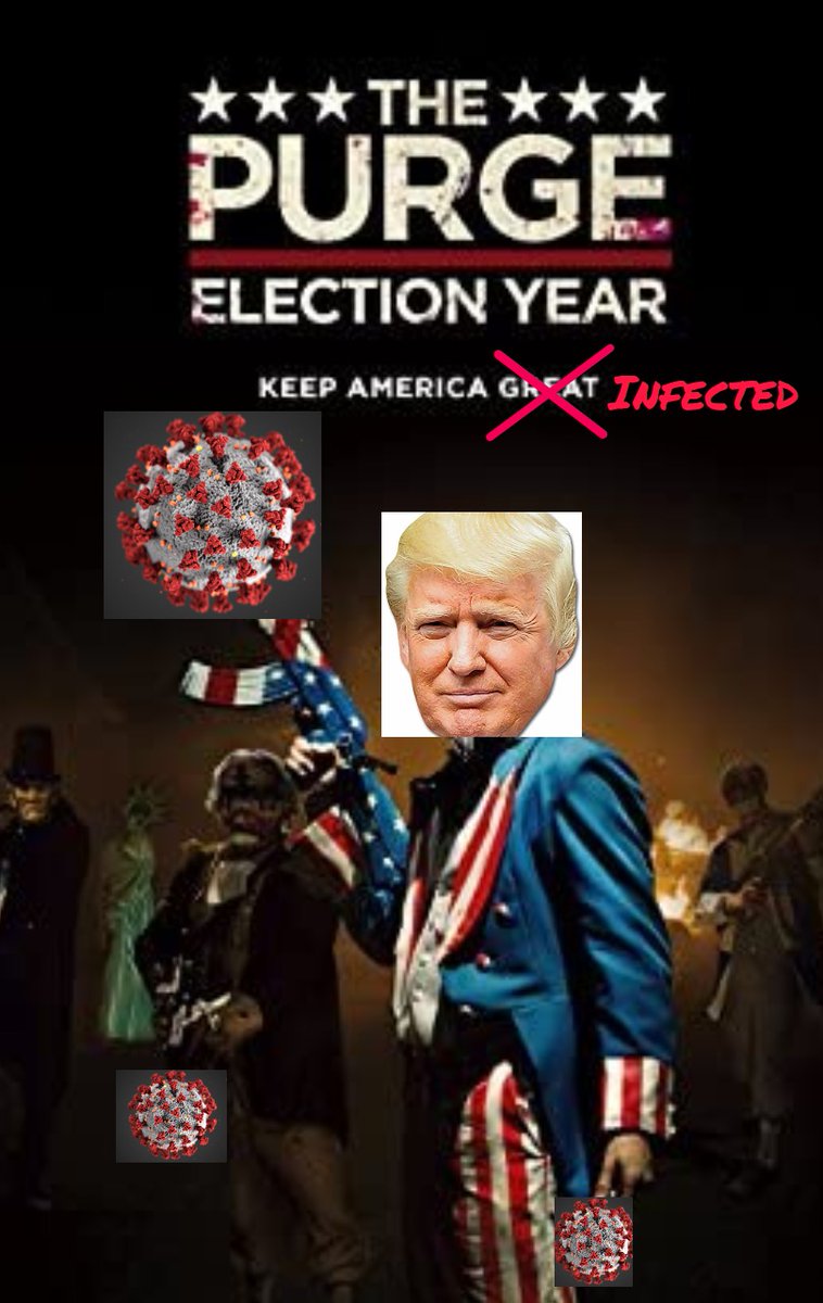 GOPunplugged's tweet photo. Why Republicans hold an indoor, unmasked rally in a state with an accelerating COVID outbreak.  Blessed be our New Founding Father Donald Trump for this Purge!
 #TrumpKillsUs #ThePurge #KeepAmericaInfected https://t.co/IeGgAeHc0d