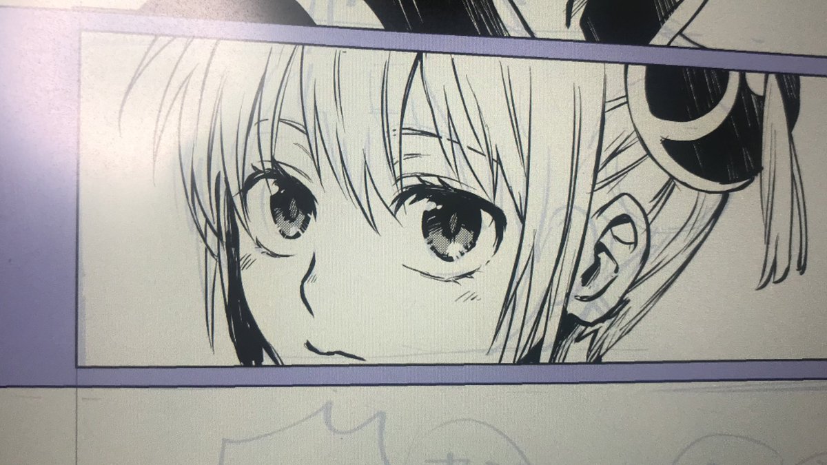 大きいおめめ描いてる時が楽しいんだあ(このあとめちゃくちゃ修正する) 