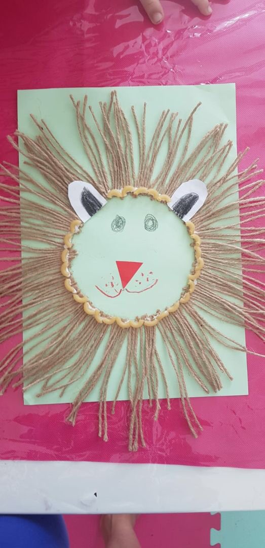 DBFFS2Pink's tweet photo. Roar!!! FS2 Pink have had fun this week making lions. @DBFFS2Pink https://t.co/JZIKpRMzje