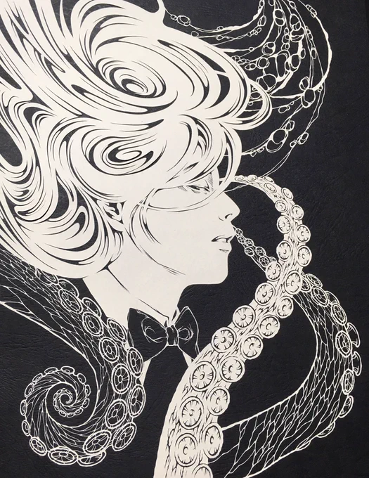 #画像フォルダの右を向いている画像と左を向いている画像を戦わせる 
#切り絵
キャラの濃いお二人を! 