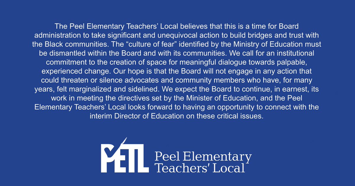 ETFO Peel tweet media