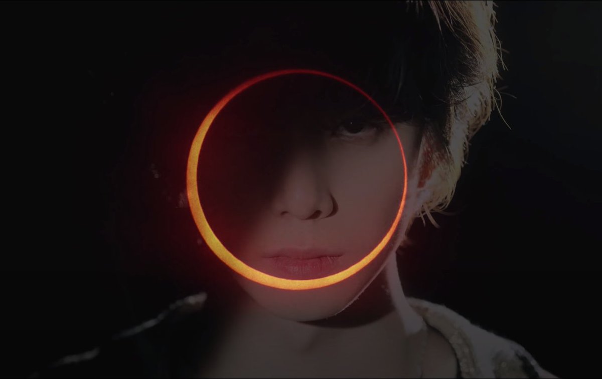 We see the eclipse again and the guys dissolve into view with their faces in partial shadow. Another metaphor of being incomplete/disconnected/divided.