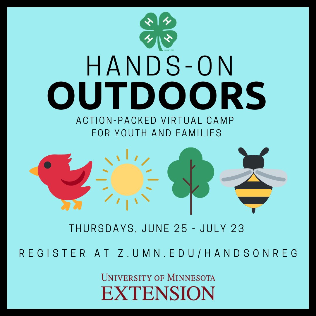 benton_4H's tweet photo. Make. AND Explore. Do. Get outdoors. That’s what kids experience with 4-H this summer. We have an exciting virtual, hands-on camp opportunity for youth this summer!  Thursday June 25th
Register here: https://t.co/DCjcvs0EHZ https://t.co/HQq2gnz7NU