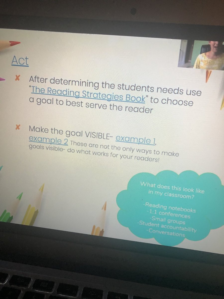 Love the idea of a reading goal notebook for making student reading goals visible! #WCPSMDlearns #PBE