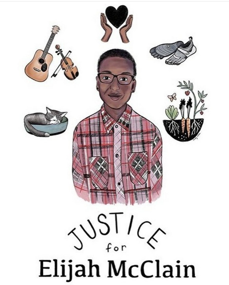 WrittenbyUju_'s tweet photo. Arrest the cops who murdered #ElijahMcClain 

Arrest the cops who murdered #BreonnaTayor 

Arrest the cops who murdered #ElijahMcClain 

Arrest the cops who murdered #BreonnaTayor 

Arrest the cops who murdered #ElijahMcClain 

 There will be justice. https://t.co/uWaBZRmaAi