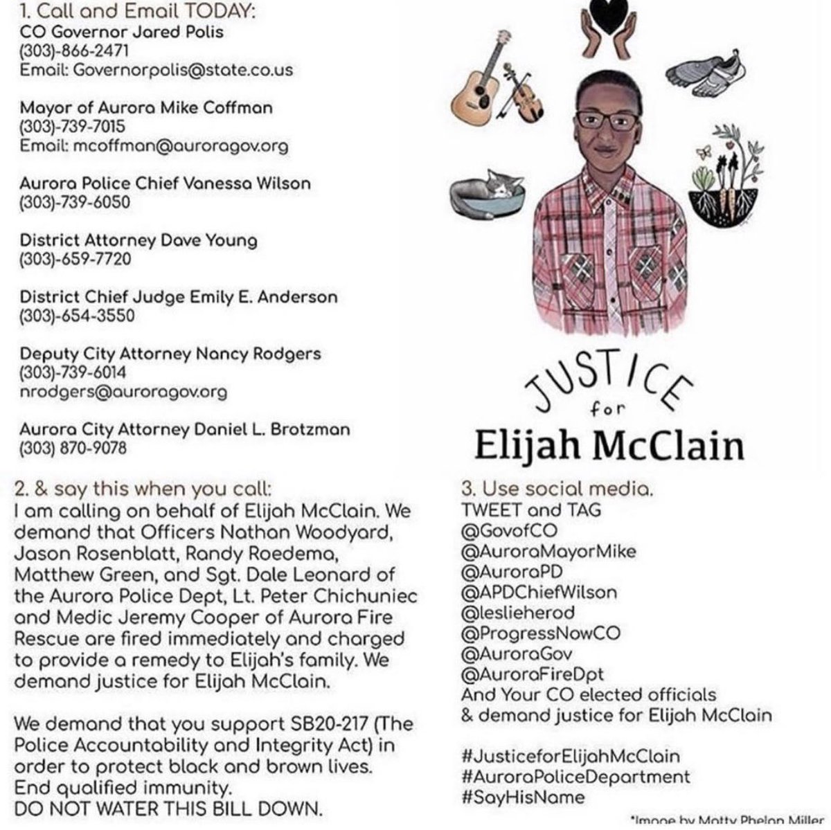 Elijah McCain, I am so sorry. And I will be sorry always for how you were taken from this earth. #ElijahMcClain #ElijahMcClainWasMurdered #JusticeForElijahMcClain