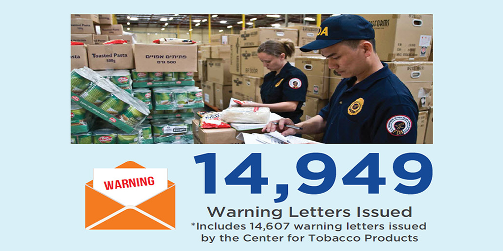 FDAInspects's tweet photo. How many arrests did #FDAOCI make last year? How many #WarningLetters were issued? LEARN all about #FDAORA 2019 achievements: https://t.co/FUaw8blb5e https://t.co/4VQ29O2ZX8