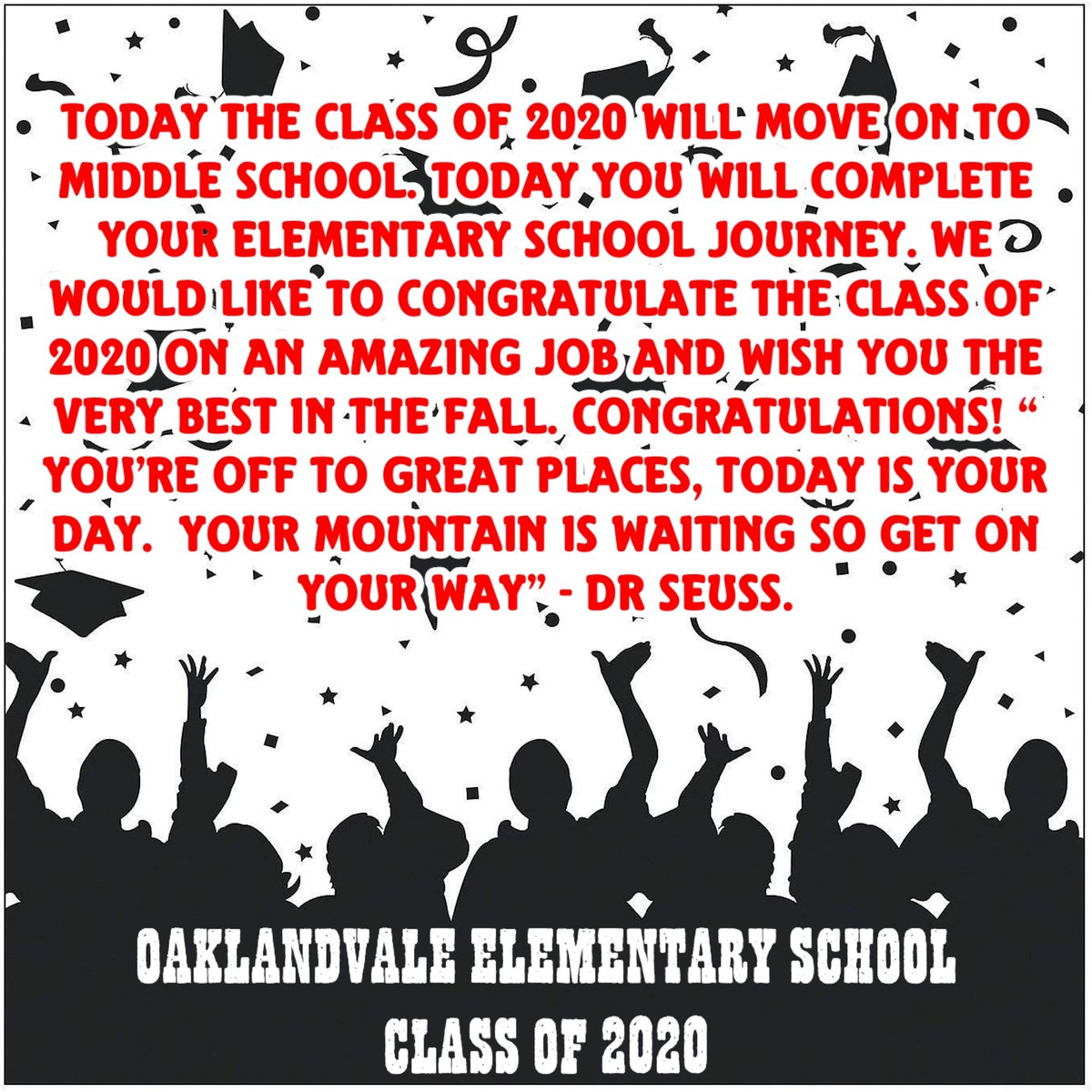 From all of us in the PTO....🎓🎓🎉🎉