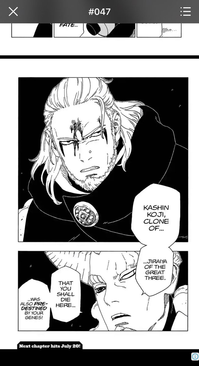 knight_dlx's tweet photo. Kashin koji is a clone of #Jiraiya😳😳
Always thought the beard-hair combo was too similar.
Goddamn #borutochapter47
@mtotowamidiri https://t.co/lKVKvDxI99
