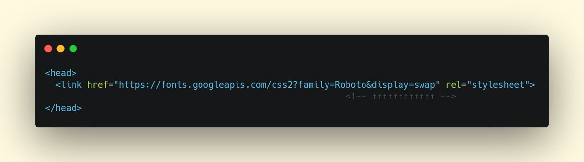 16) Google Fonts have been supporting `font-display` for a year.But if your site is older, it’s likely you don’t have it enabled.Make sure you Google Fonts URL has the `&display=swap` (or another value) parameter to get font-display benefits: