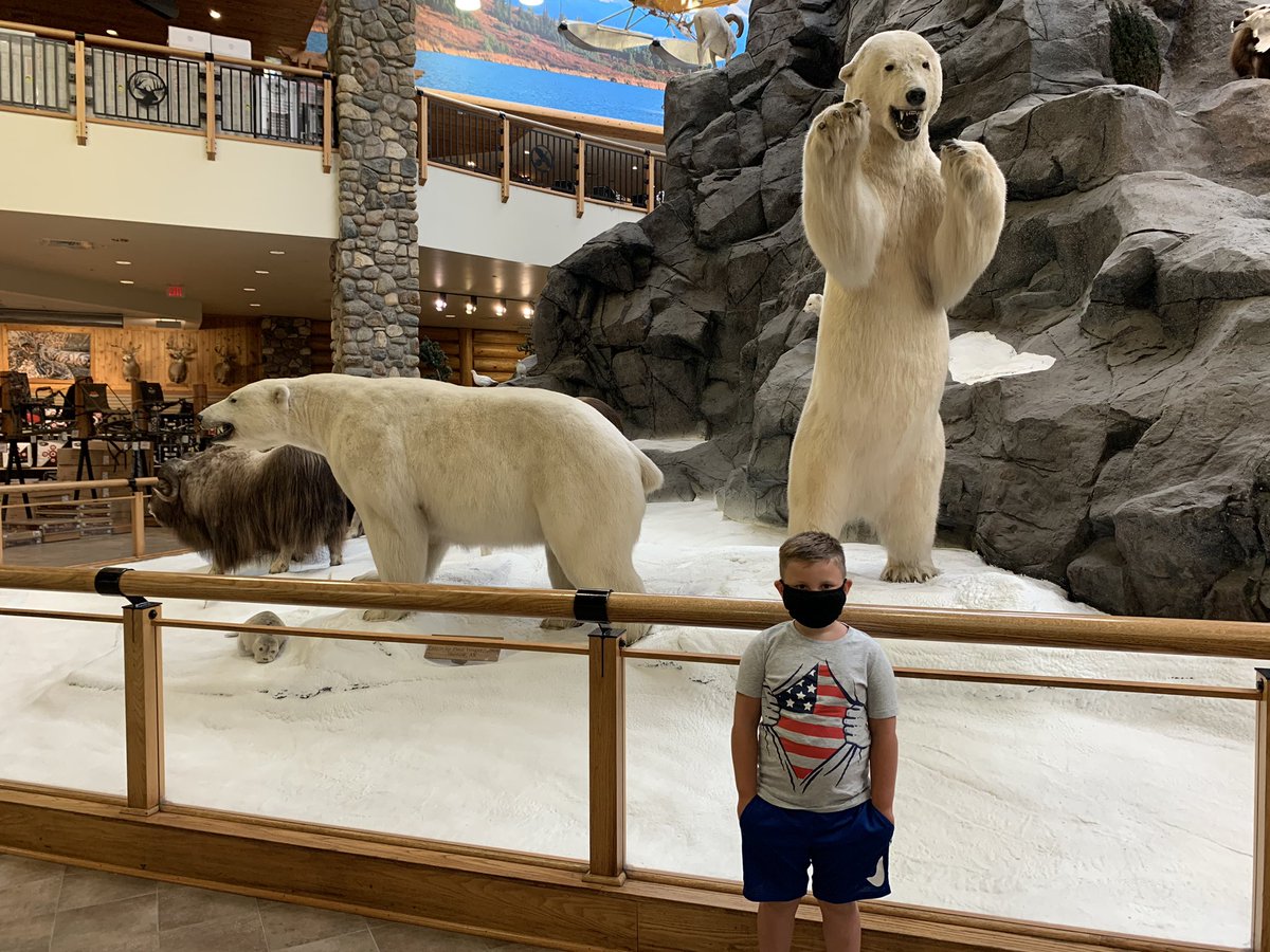 CoachCoop4Hoops's tweet photo. Birthday Boy Wanted His 1st Fishing Pole ... Surprise Cabelaโs Trip for the Win!!! #firsttimers #wemaskup https://t.co/AoSk8qrQR5