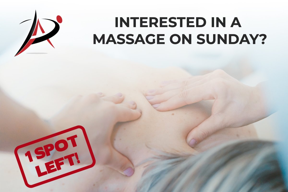 propelactive's tweet photo. Did you know we offer massage therapy on Sundays? Only one spot left for this week. You can CALL or GO ONLINE to schedule your appointment!

#sundaymassage
#treatyourself
#massagetherapy
#massage
#massageburlington
#propelactive
#nononsensehealthcare
#keepingyoumoving
#burlon https://t.co/ncKrvKbDGr