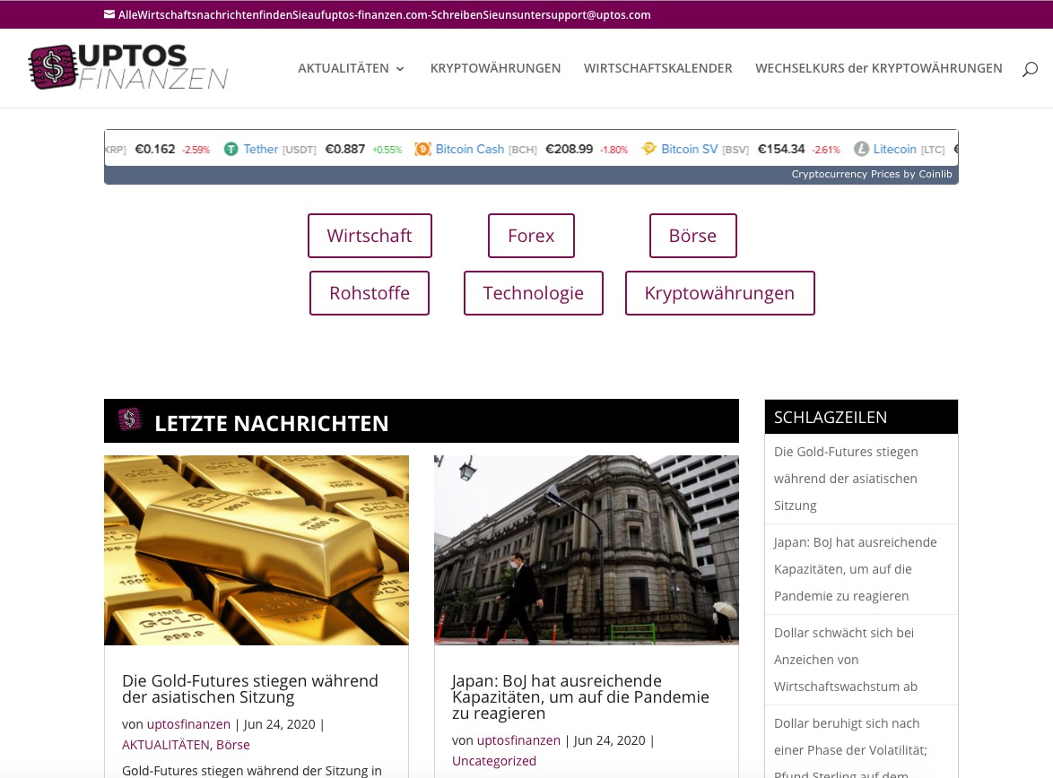 #Wirtschaftliche Tagesnachrichten
uptos-training.com/wirtschaftlich…