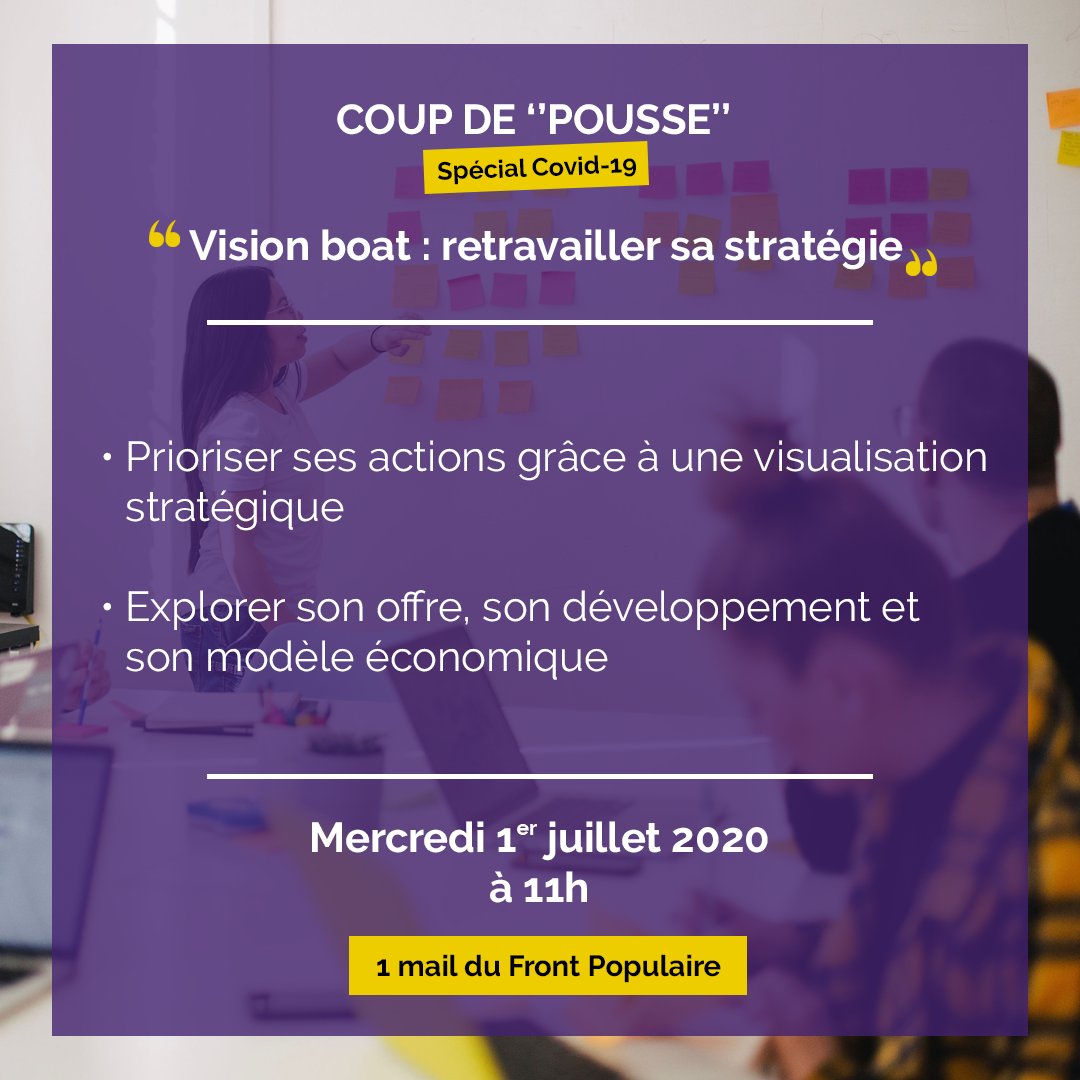 samoanantes's tweet photo. Pour notre premier Coup de "pousse" en présentiel depuis le confinement, nous vous donnons rdv le 1/07 avec @AurelieBeignon pour parler #visionboat et stratégie d'adaptation face à la crise.

➡ Inscription sur : https://t.co/nx4TvntKcq

#startup #développement #nantes https://t.co/0Tlxbaimxm