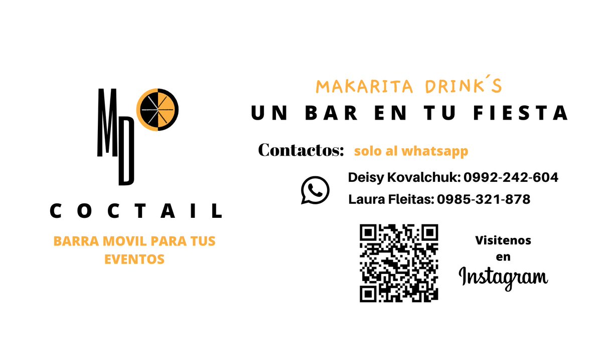 makaritadrinks's tweet photo. Somos @makaritadrinks una Barra de tragos. https://t.co/zz9JKwOCsj
