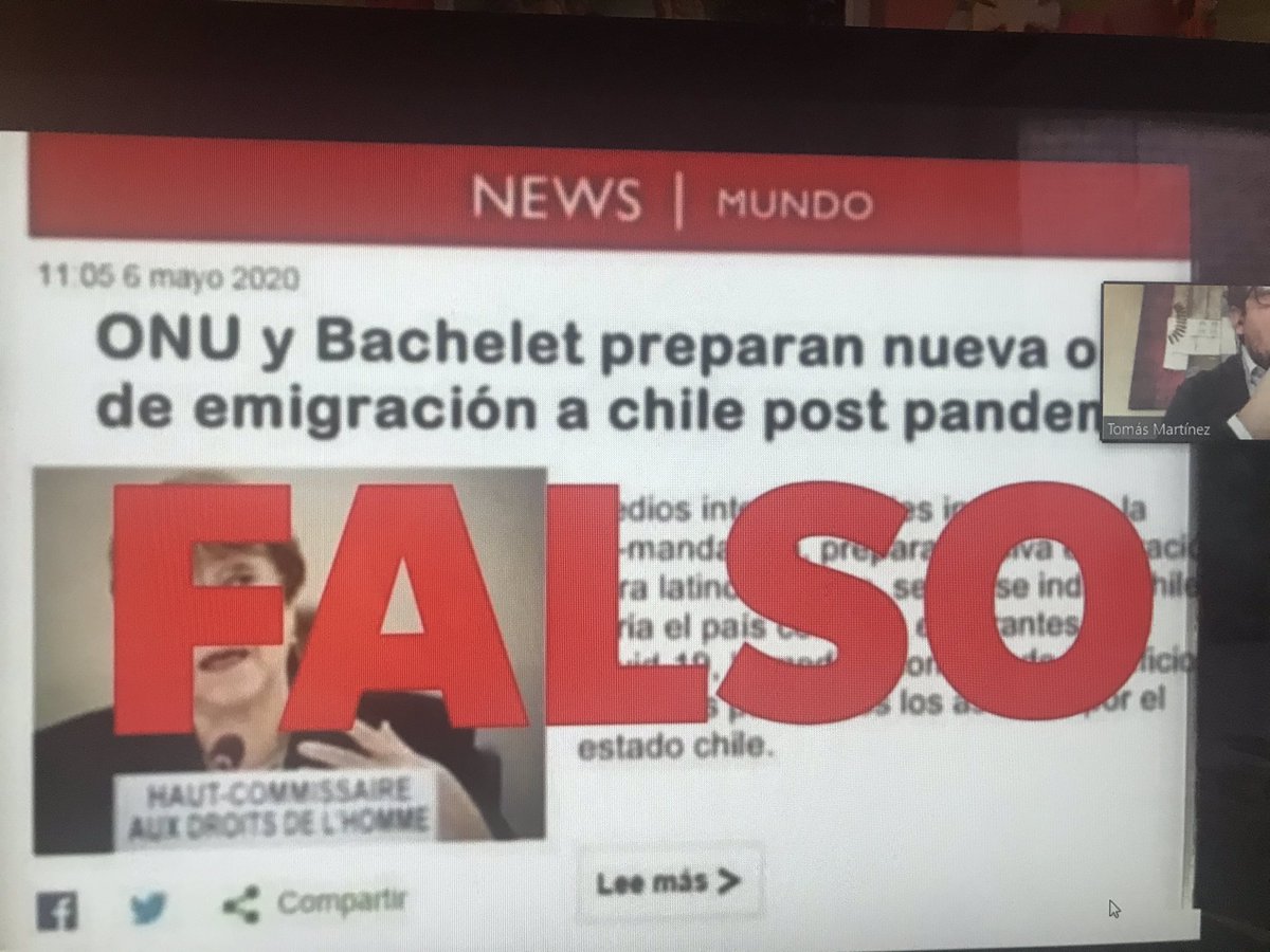 estos tweets de <a href="/melnicksergio/">Sergio I. Melnick</a>  y falsa cuenta de la BBC son puestos como ejemplo de difusión de información falsa por Tomàs Martínez de <a href="/malaespinacheck/">Mala Espina</a>  en seminario <a href="/UDD_cl/">UDD</a> <a href="/ANPChile/">ANP Chile</a> <a href="/carolamardonesf/">Carolina Mardones</a> <a href="/KarimGalvez/">Karim Galvez</a> #ojo