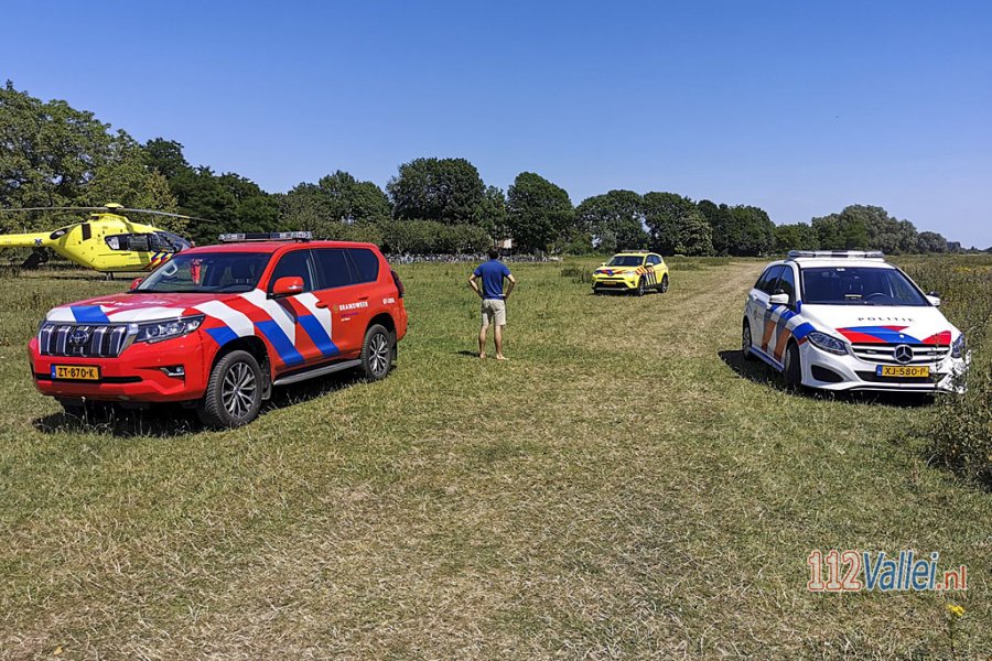 Zwemmer dood uit Nederrijn bij #Wageningen gehaald [video]. 112Vallei.