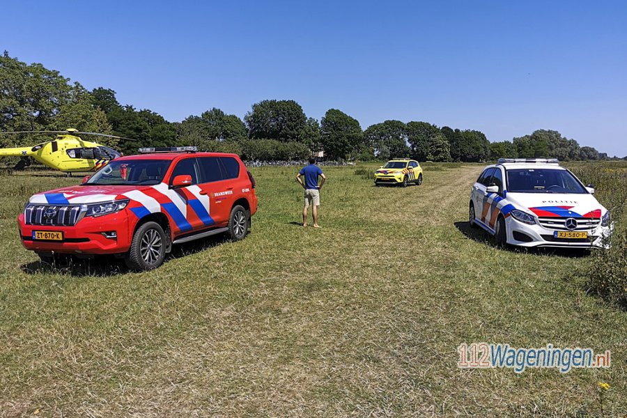 Zwemmer dood uit Nederrijn bij #Wageningen gehaald [video]. 112Wageningen.
