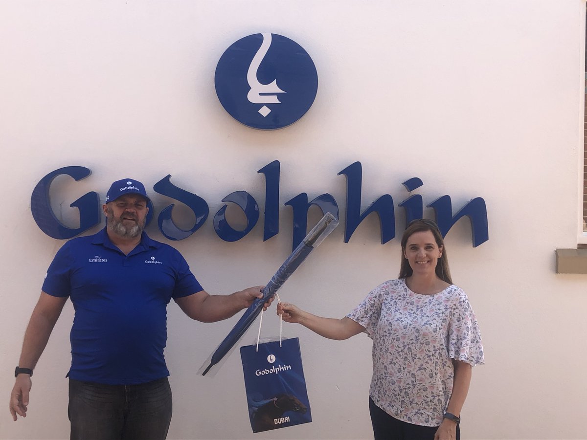 Godolphin winning line tweet media