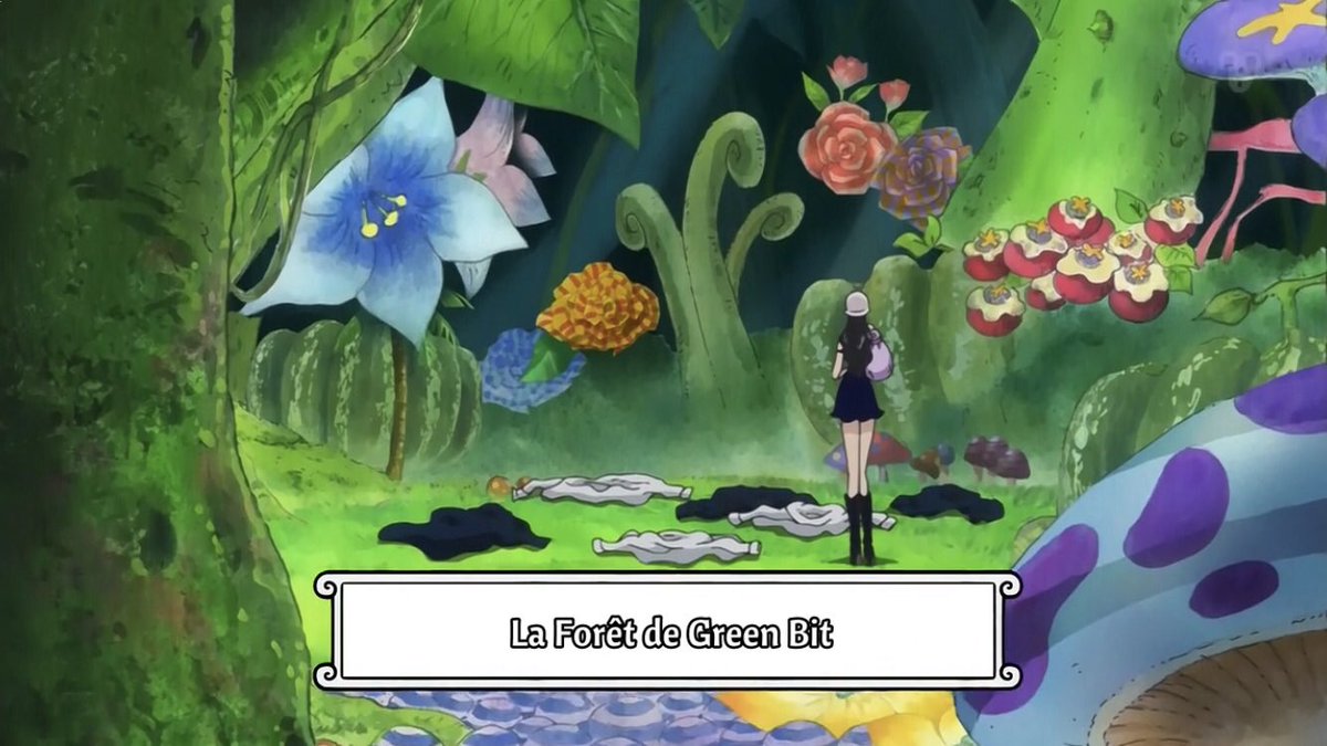 - Arc Dressrosa - 8/46Pendant ce temps dans la forêt de Green Bit Usopp et Robin se font enlever par les Tontattas.Mais ce peuple est allié a l’ancien roi et est aujourd’hui victime de Doflamingo, une alliance se crée alors :