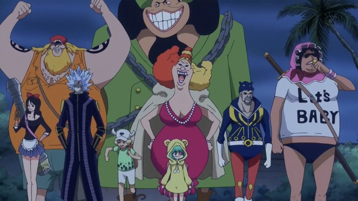  - Arc Dressrosa - 17/46Le royaume a été pris suite à un coup d’état il y’a 10 ans par Doflamingo qui veut la terre de ses ancêtres. Il a manipuler le Roi grâce a son fruit pour que le peuple le déteste puis est arrivé comme un sauveur en le chassant :