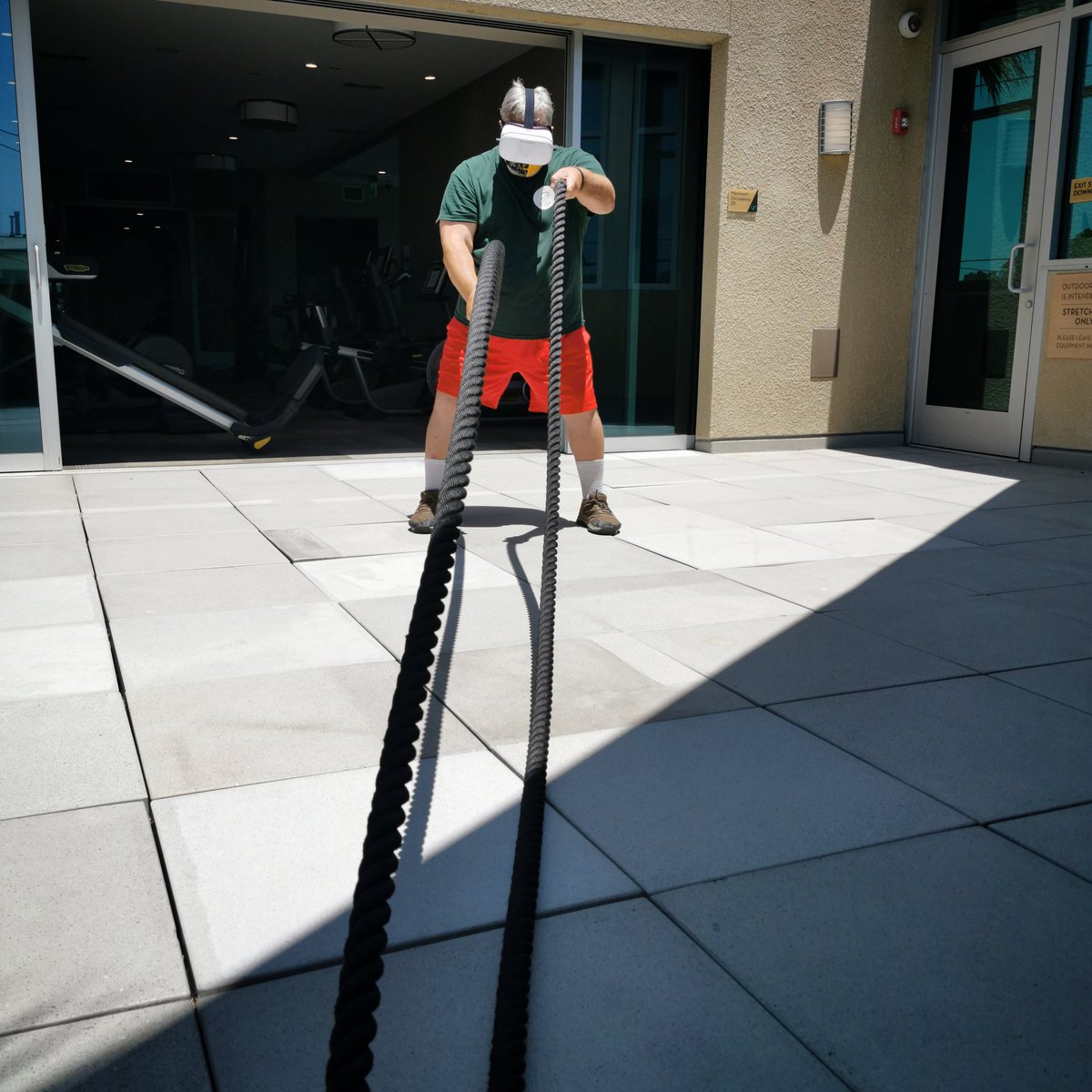 Jvzuck's tweet photo. Only defence from the world of #wall-e is to #keepmoving even in #vr! #virtualmeetings #icann68 #atlarge68 #virtualmeeting #myhome #chezmoi #alac68 @icannatlarge #naralo #vr #virtualreality https://t.co/atXDWqqLbu