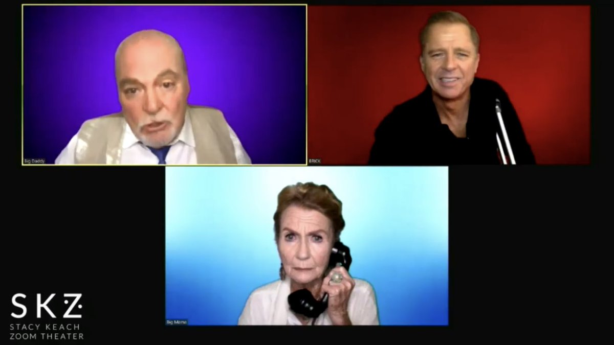 Final day to catch our all-in-the-family live streamed presentation of "Cat On A Hot Tin Roof" by Tennessee Williams StacyKeachZoomTheater.com - comes off pretty good especially the Mrs #JulietMills