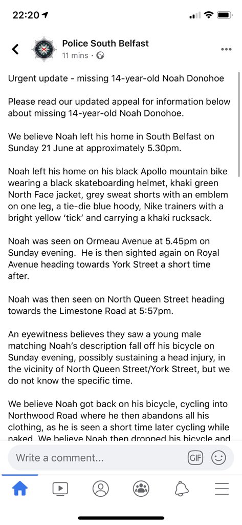 bangtanhrvy's tweet photo. i know i don’t have a big platform but please can you retweet this to spread the word. a 14 year old boy Noah Donohoe in North Belfast has been missing from 21st June. I have posted multiple information in the pictures below for help!!
PLEASE REPOST!! HE IS JUST 14💔 https://t.co/XCnbHzlHF3