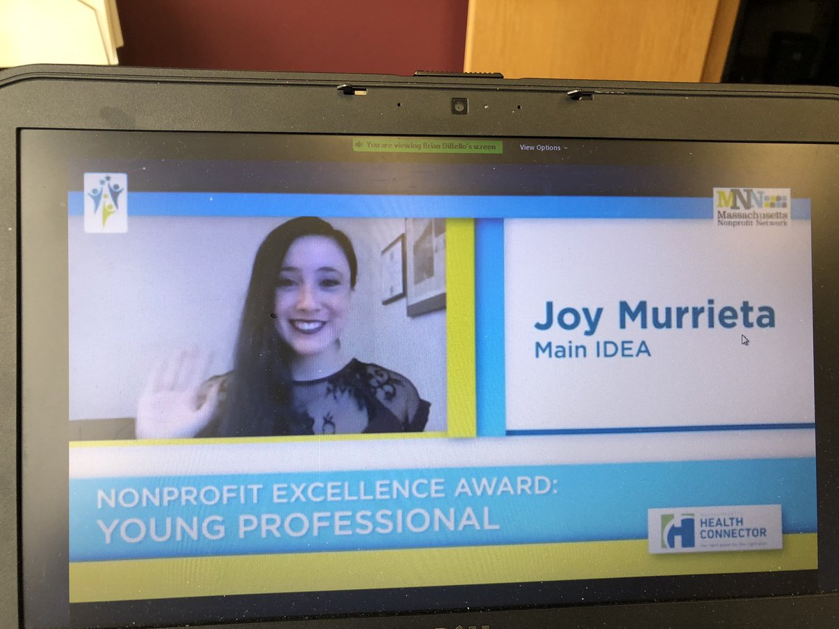 TimGarvinUW's tweet photo. Go Joy!!!, nominee for the Young Professional Excellence Award.
@mainideama @MA_NonprofitNet #NPAD2020 https://t.co/HQsM3PMBFd