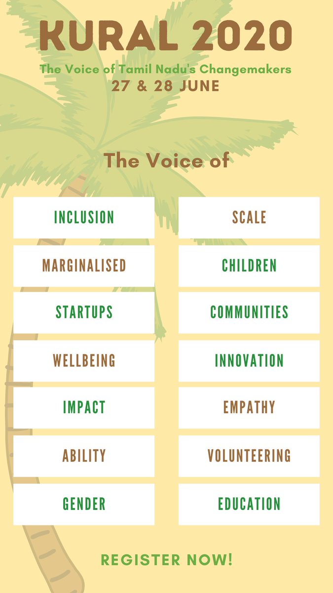 YeinUdaan's tweet photo. Here’s a look at some of the themes we’ll be discussing. Do register if interested: https://t.co/dXdEOLM9My #webinar #tamilnadu #socialsector #ngo https://t.co/daolc9csJ9