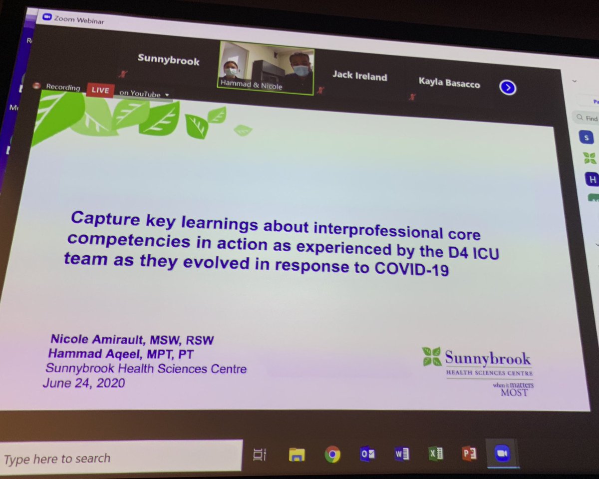 traceydasgupta1's tweet photo. Thank you to partners across our system who are sharing their actions &amp; key learnings related to collaborative care/teamwork during COVID19, at the IPC Showcase. Shout out to D4 ICU, one of the teams, who shared their experience.  @RuTaggar @DrDanCass @DoctorAndySmith  @LisaPBRI https://t.co/NG3cQkktev