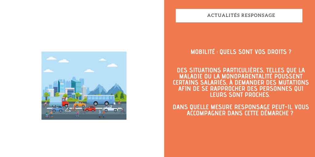 🚙 Mobilité – quels sont vos droits?

Christophe, séparé, souhaite se rapprocher de ses enfants. Comment obtenir une mutation rapide?

Sarah, assis. sociale Responsage, lui explique ce qui est possible.

👉🏼 Découvrez la feuille de route produite par Sarah: bit.ly/2YL0oXE