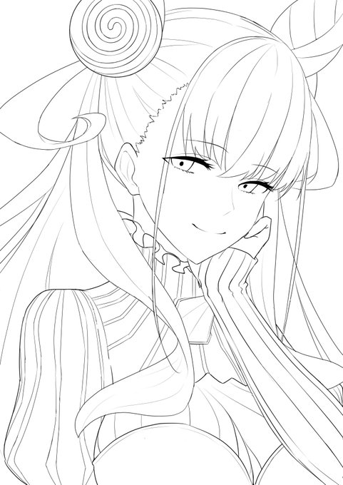 落書きパープルさん 