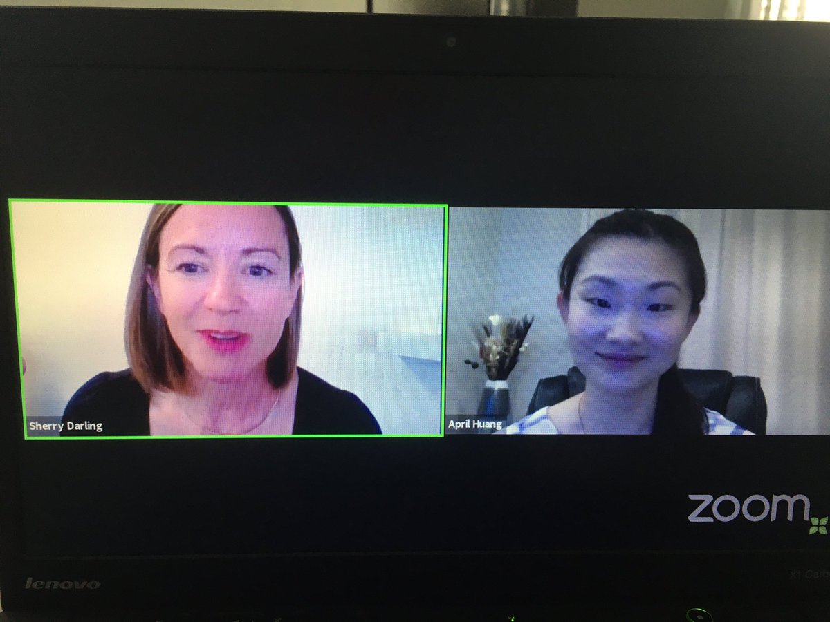 bvtraveller's tweet photo. Sherry and April @UHN share experiences during COVID. Sherry an SLP spent time in LTC redeployed as a PSW. Thank you to https://t.co/dXr611xTGp for resources to support healthcare workers. #IPCShowcase2020 @IPEUofT @Sunnybrook https://t.co/7Hikn8Kwad