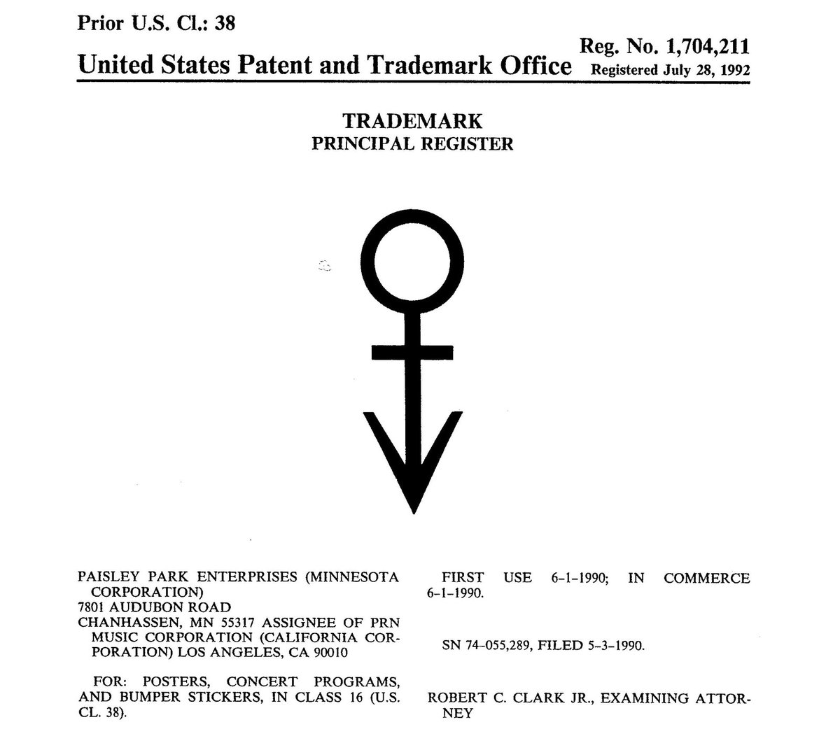 Prince was walking away from not only his record label that had nourished him from the very beginning and shared a journey that changed music history but also his very name.