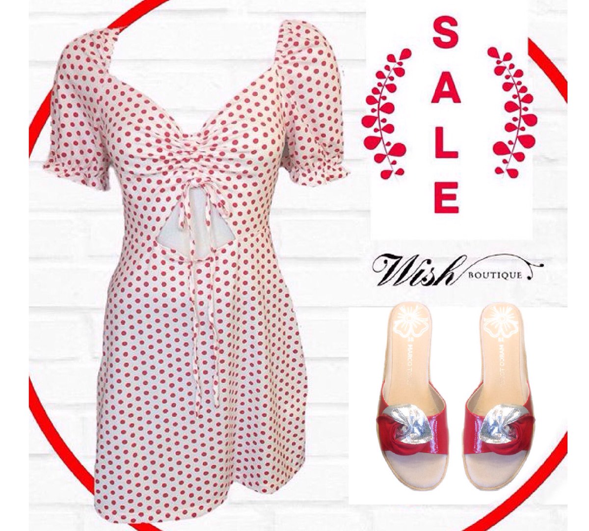 Wish_Burnley's tweet image. Sunny days call for summer dresses ❤️ This is one of our favourites &amp;amp; it's now only a fraction of the price! #LookGoodForLess #PrettyInPolkadots #SummerStyle #Red #ShopLocal #WishBoutique #Burnley #Ootd #Sale