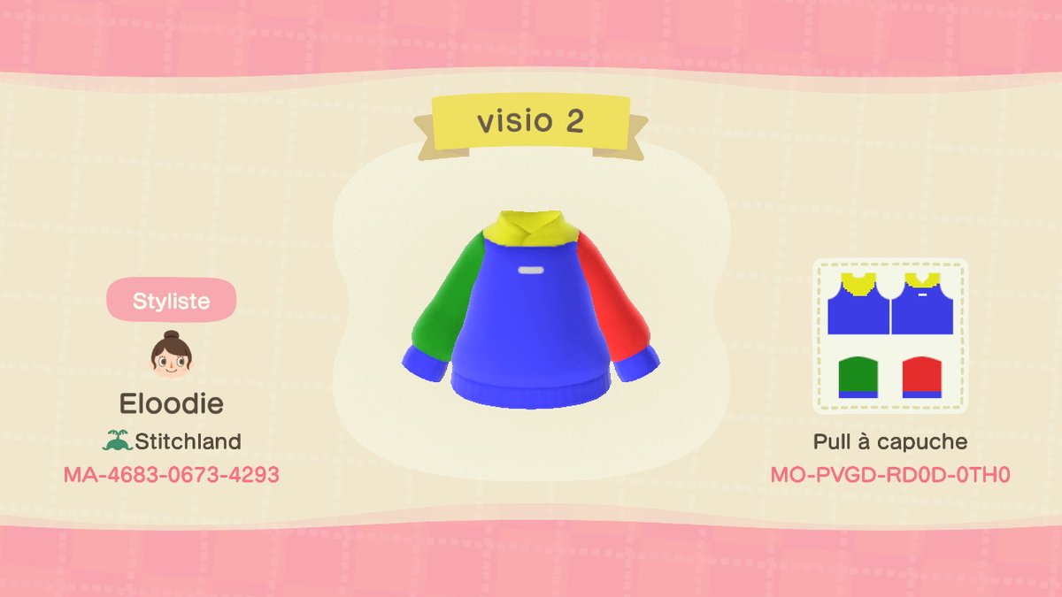 lbcElodie's tweet photo. Tenue visio @bigfloetoli  #AnimalCrossing #ACNH #NintendoSwitch https://t.co/fYeQUWMzYF