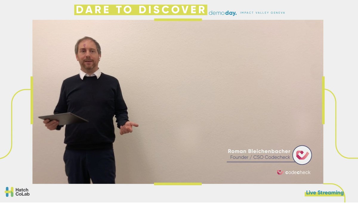 NOW ON STAGE 🌱🦄  Roman, Founder &amp; CSO@codecheck_info 🤳Do you know what’s contained in your shampoo? Start buying healthier products - Download the app now: apps.apple.com/app/id35935104… #Sustainability #ShopBetterLiveBetter #DaretoDiscoverDD20