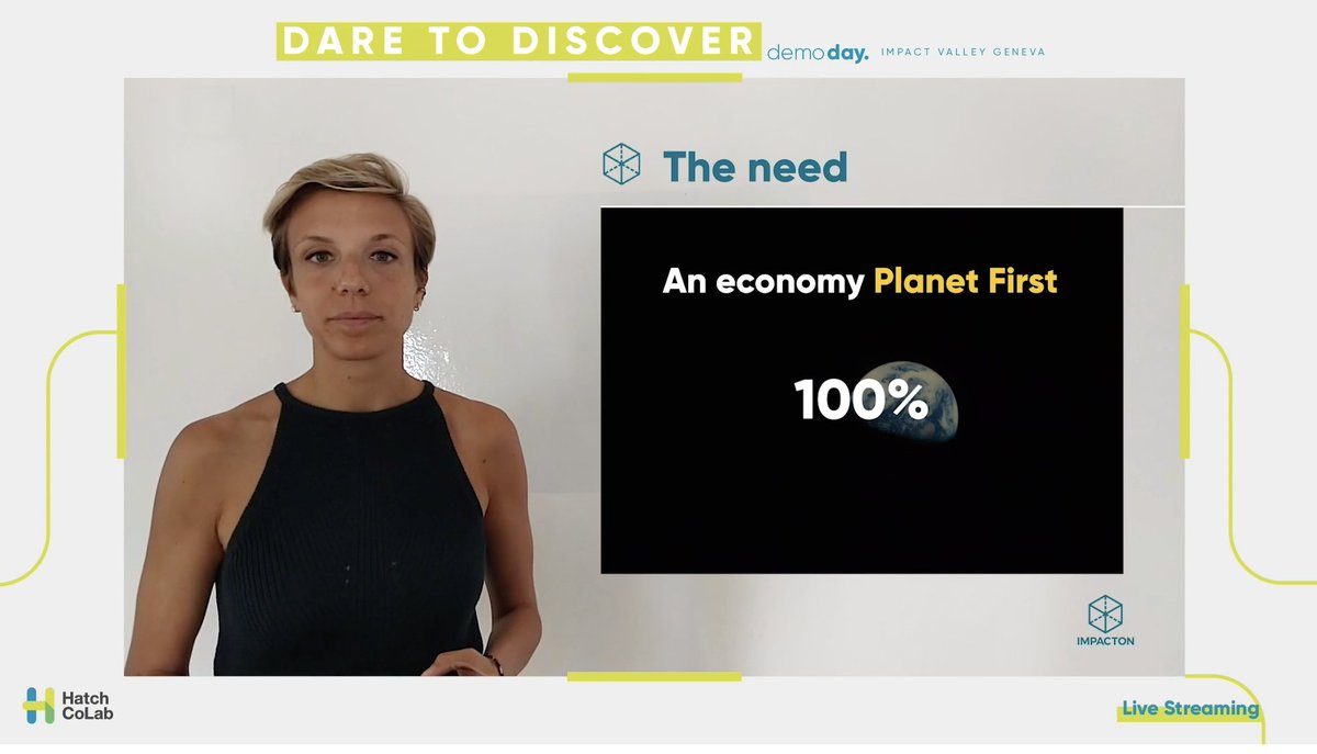 LIVE NOW🌱🦄 Meg, Founder &amp; CEO <a href="/impactonorg/">Impacton</a>, with +2500 members &amp; replications in Europe, LATAM &amp; Africa! Are you an NGO, a Foundation or have an impact project you would like to replicate all over the world? Discover more  here impacton.org  #DaretoDiscoverDD20