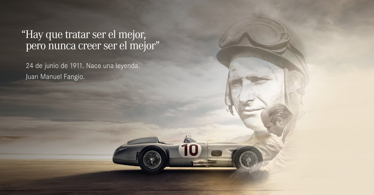 Hoy, hace 109 años, nacía uno de los mejores corredores del automovilismo mundial: #JuanManuelFangio. Nos llena de orgullo haber formado parte de su exitosa carrera deportiva, la que hoy lo convierte en una leyenda de deporte mundial. ¡Feliz cumpleaños #Chueco!