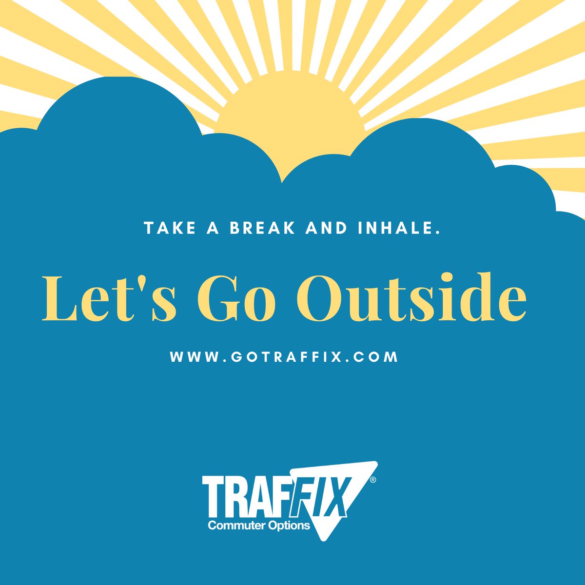 Remember that #telework doesn't mean you have to be stuck indoors.