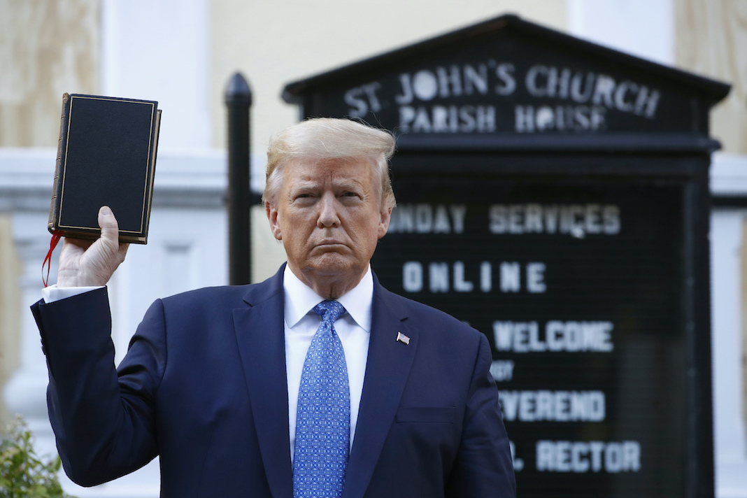I sounded an alarm when Trump pulled the Bible photo-op on June 1st, and so did many others.We were lucky it mostly fell flat, but what people aren't talking about is that it resounded with a lot of people, and it has set in motion some really dangerous things.3/