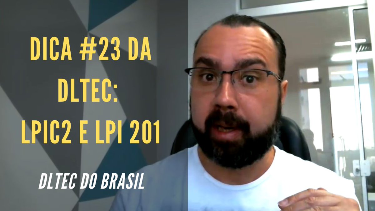 bscimento's tweet photo. Dica 23: Foi dada a largada a trilha para a certificação #Linux LPIC-2!!! Hoje liberamos nosso trilha, nosso curso online #LPI 201 no Portal da #DlteC.
⬇️⬇️⬇️
https://t.co/z8Ylxj7z4d https://t.co/MTCBo8lmBW